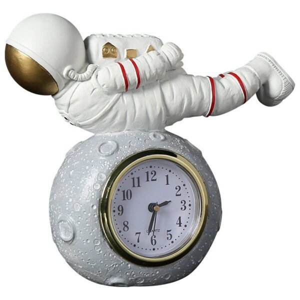 Astronaut Creative Children''s Room Bookcase Desktop Astronaut Clock Trinket Boy''s Bedroom Bedside Decoration - Image 2