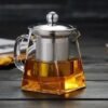 Generic Glass Pyramid Jug with Stainless Steel Strainer