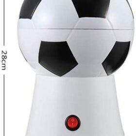 Soccer Ball Hot Air Popcorn Maker with Removable Lid