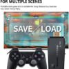 Classic M8 Game Stick 4K Game Console with Two 2.4G Wireless Gamepads Dual Players HDMI Output Built in 3500 Classic Games Compatible with Android TV/PC/Laptop/Projector.