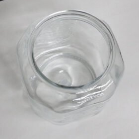 Glass Bottle Canister Glass Cookie Jar, Size S, Estimated Capacity Approx.
